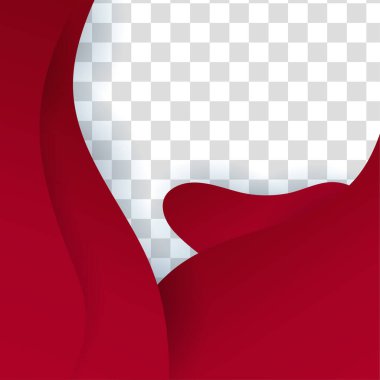 Dalga gradyan kırmızı renkli satış sonrası tasarım şablonu arka planı