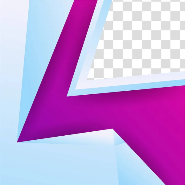 グラデーションストライプ青紫色のカラフルな販売ポストデザインテンプレート背景 — ストックベクタ