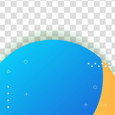 Dalga gradyanı mavi renkli satış sonrası tasarım şablonu arka planı