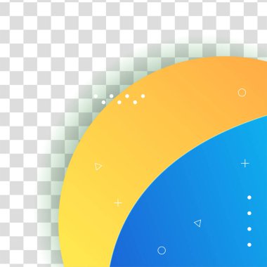 Dalga gradyanı mavi renkli satış sonrası tasarım şablonu arka planı