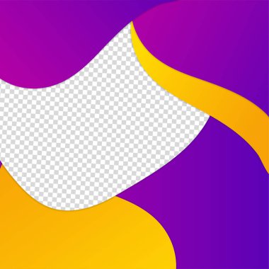 Bloob memphis transparant mor renkli satış sonrası tasarım şablonu arka planı