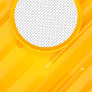 Gradyan çizgiler sarı renkli satış sonrası tasarım şablonu arka planı