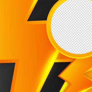 Flaş mega satış, siyah sarı renkli satış sonrası tasarım şablonu arka planı