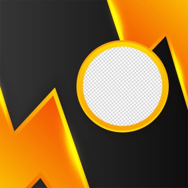 Flaş mega satış, siyah sarı renkli satış sonrası tasarım şablonu arka planı