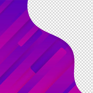 Modern Bloob transparant mor renkli satış sonrası tasarım şablonu arka planı