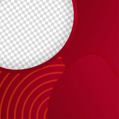 Gradyan dalga kırmızı renkli satış sonrası dizayn şablonu arka planı