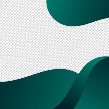 Bloob memphis transparant yeşil renkli satış sonrası tasarım şablonu arka planı