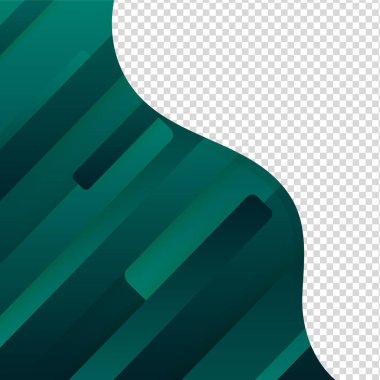 Modern Bloob transparant yeşil renkli satış sonrası tasarım şablonu arka planı