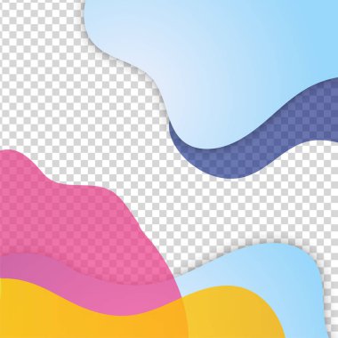 Pastel bloob mavi pembe renkli satış sonrası tasarım şablonu arka planı