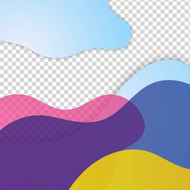Pastel bloob mavi pembe renkli satış sonrası tasarım şablonu arka planı