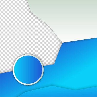 Gradyan şekil transparant mavi renkli satış sonrası tasarım şablonu arka planı