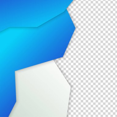 Gradyan şekil transparant mavi renkli satış sonrası tasarım şablonu arka planı