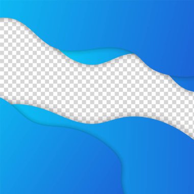 Modern Bloob transparant mavi renkli satış sonrası tasarım şablonu arka planı
