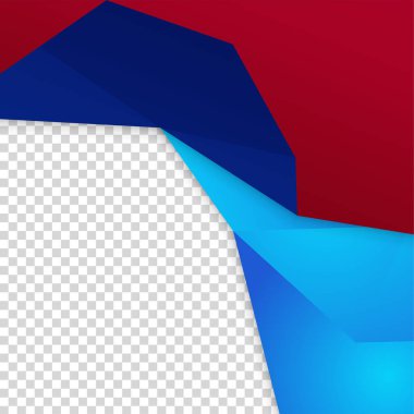 Gradyan şekil transparant mavi renkli satış sonrası tasarım şablonu arka planı