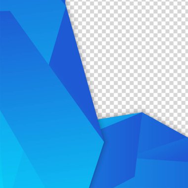 Gradyan şekil transparant mavi renkli satış sonrası tasarım şablonu arka planı