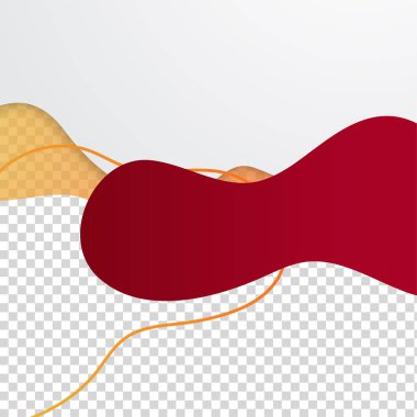 Bloob transparant kırmızı renkli satış sonrası tasarım şablonu arkaplanını temizle