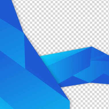 Gradyan şekil transparant mavi renkli satış sonrası tasarım şablonu arka planı