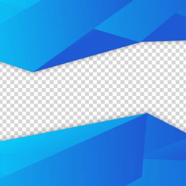 Gradyan şekil transparant mavi renkli satış sonrası tasarım şablonu arka planı