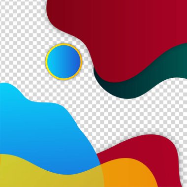 Pastel bloob transparant renkli satış sonrası tasarım şablonu arka planı