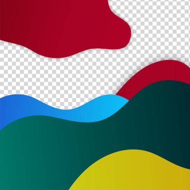 Pastel bloob transparant renkli satış sonrası tasarım şablonu arka planı