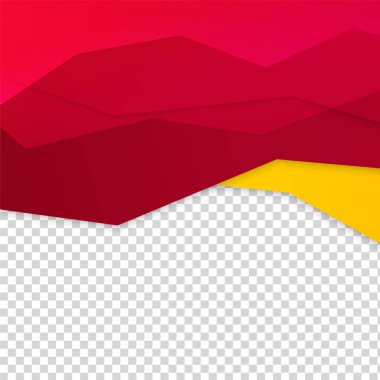 Gradyan şekil transparant kırmızı sarı renkli satış sonrası tasarım şablonu arka planı