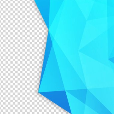 Gradyan şekil transparant mavi renkli satış sonrası tasarım şablonu arka planı