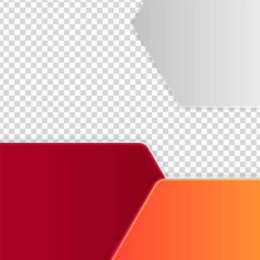 gradyan altıgen kırmızı renkli satış sonrası tasarım şablonu arka planı