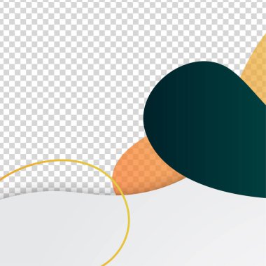 Transparan yeşil renkli satış sonrası tasarım şablonunu temizle