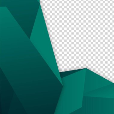 Gradyan şekil transparant yeşil renkli satış sonrası tasarım şablonu arka planı