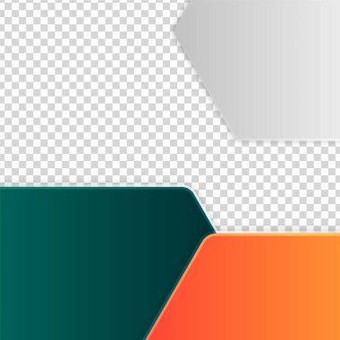 Altıgen yeşil renkli satış sonrası tasarım şablonu arka planı