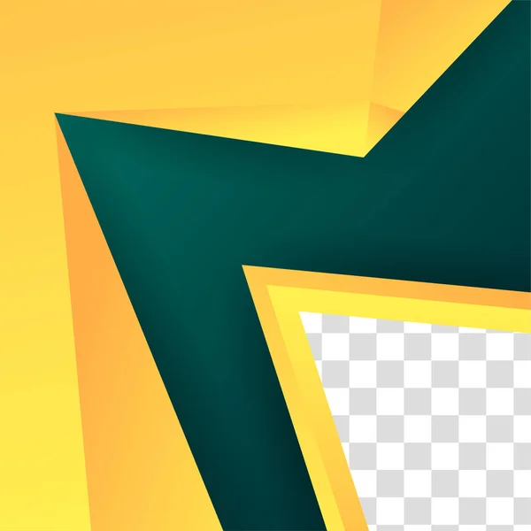 Gradiente Listras Verde Amarelo Colorido Venda Post Design Modelo Fundo — Vetor de Stock