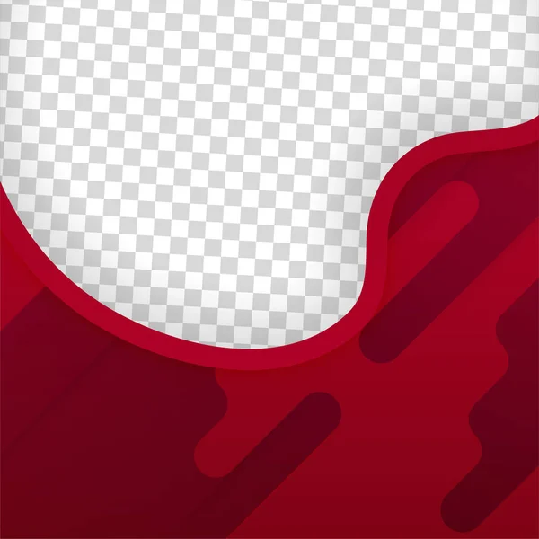 Moderne Bloob Transparent Rouge Coloré Vente Post Design Fond Modèle — Image vectorielle