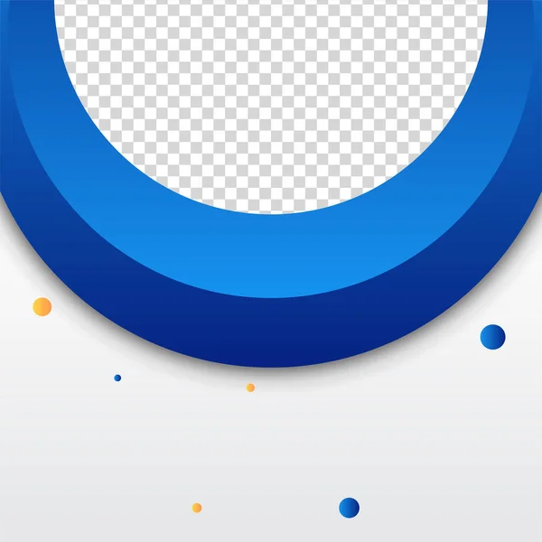 가로지르는 파란색의 포스팅 디자인 템플릿 — 스톡 벡터