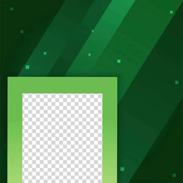 Transparent Rahmen Grün Bunt Verkauf Post Design Vorlage Hintergrund — Stockvektor