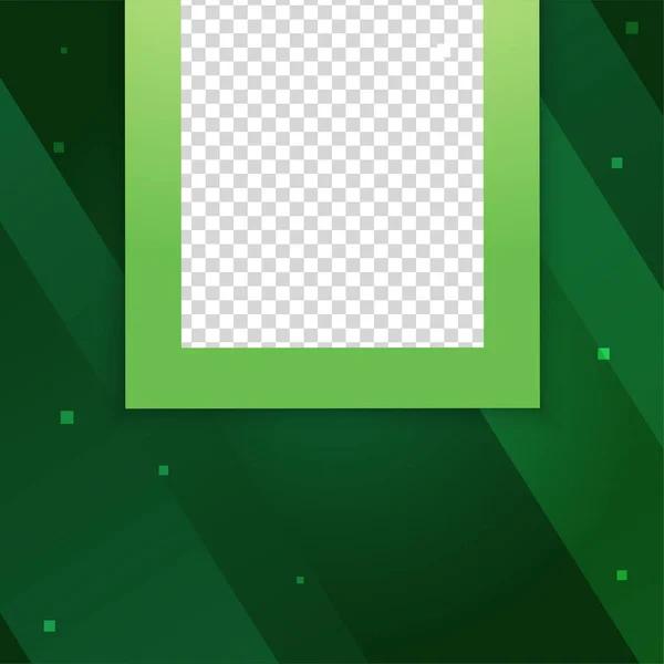 Transparent Rahmen Grün Bunt Verkauf Post Design Vorlage Hintergrund — Stockvektor