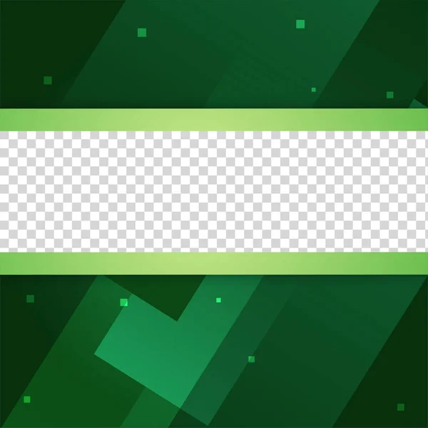 Transparente Quadro Verde Colorido Venda Post Design Modelo Fundo — Vetor de Stock