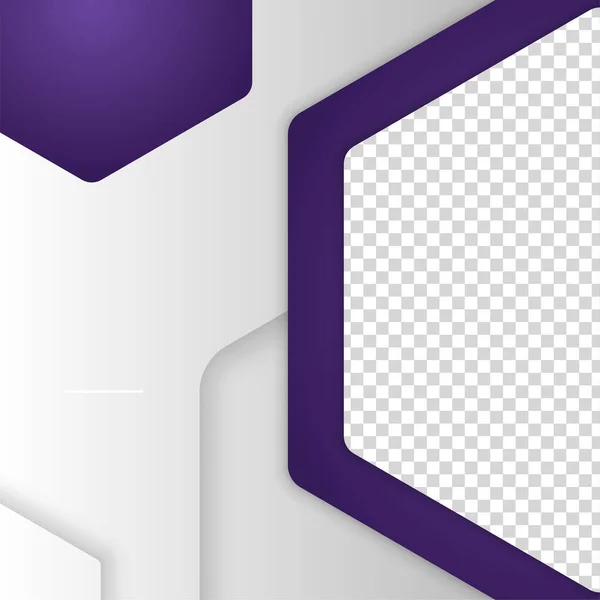Transparente Hexagonal Púrpura Venta Colorido Post Diseño Plantilla Fondo — Archivo Imágenes Vectoriales