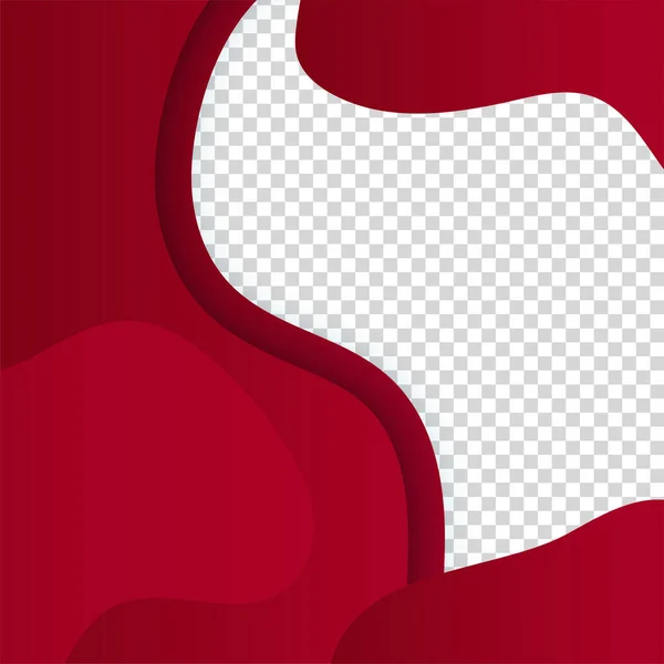 Transparent Sang Rouge Coloré Vente Post Design Fond Modèle — Image vectorielle