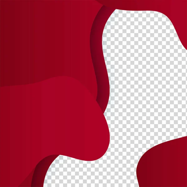Transparent Sang Rouge Coloré Vente Post Design Fond Modèle — Image vectorielle