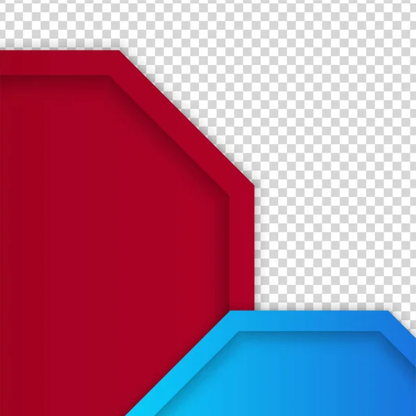 Degradado Hexagonal Azul Rojo Colorido Venta Post Diseño Plantilla Fondo — Archivo Imágenes Vectoriales
