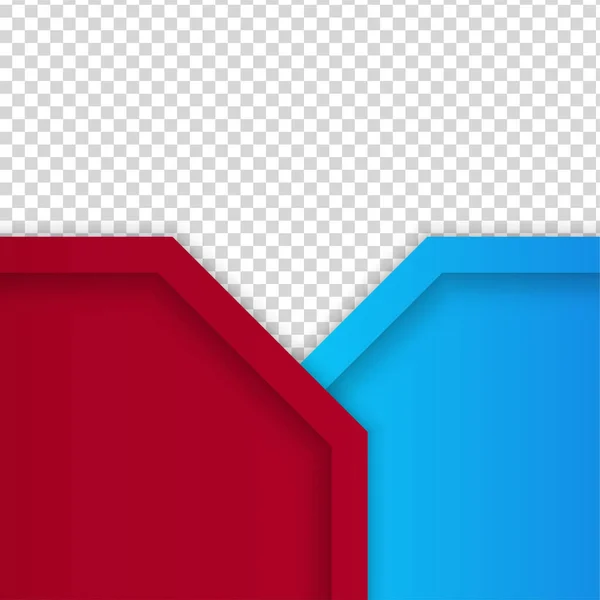 형형색색의 붉은색 포스트 디자인 템플릿 — 스톡 벡터