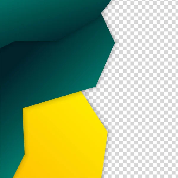 グラデーション状透明緑黄色カラフルな販売ポストデザインテンプレート背景 — ストックベクタ