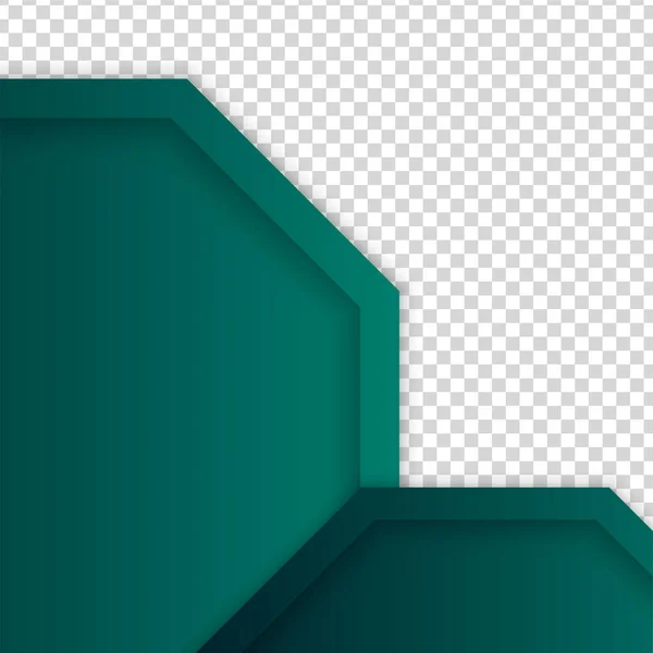 Degradado Hexagonal Verde Venta Colorido Post Diseño Plantilla Fondo — Vector de stock