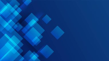 İş Geometrik Mavi Renkli Soyut Tasarım Arkaplanı