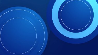 Dalga Geometrik Mavi Renkli Soyut Tasarım Arkaplanı