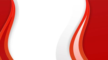 Dalga gradyanı kırmızı renkli soyut Tasarım Arkaplanı