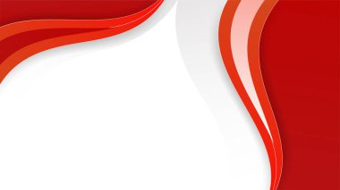 Dalga gradyanı kırmızı renkli soyut Tasarım Arkaplanı