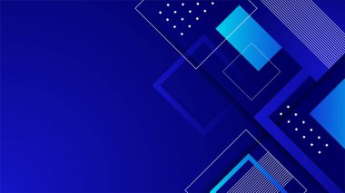 Çember Mavi Renkli Soyut Tasarım Arkaplanı