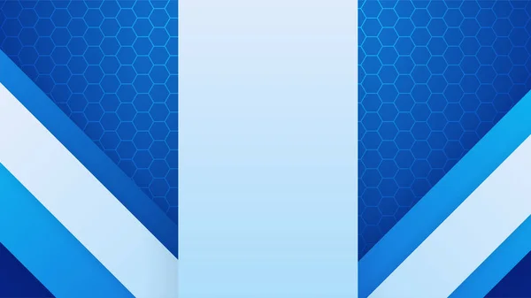 Üzleti Geometrikus Kék Színes Absztrakt Design Háttér — Stock Vector