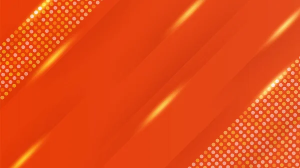 Moderne Halbton Orange Bunt Abstrakt Design Hintergrund — Stockvektor